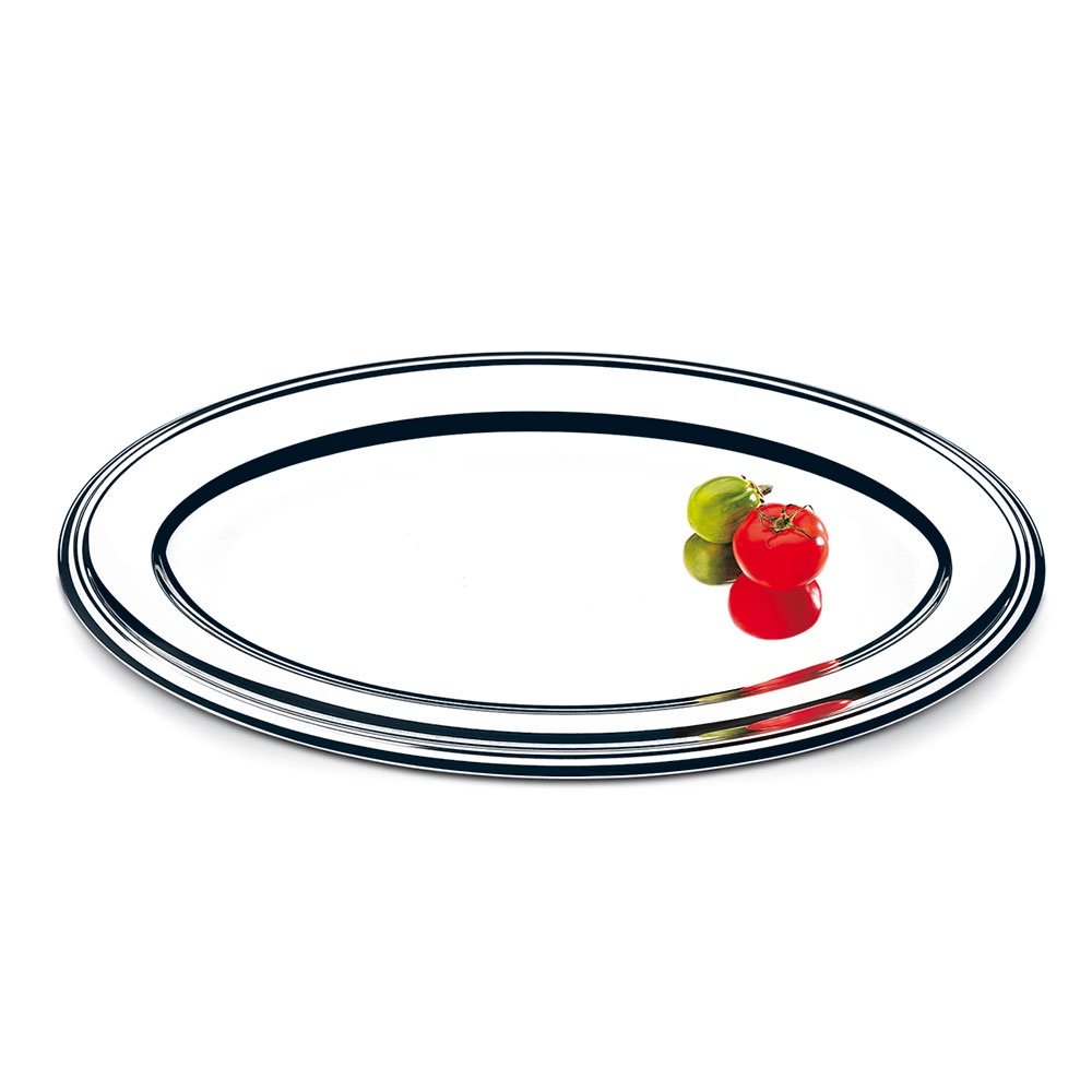 Travessa Oval Para Buffet Brinox Arienzo Ø 68 x 43 cm Aço Inox em Oferta na Shopee