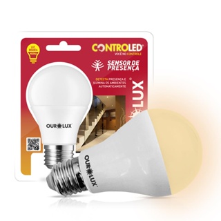 Lampada Led Inteligente Sensor Presenca 9W Bivolt Bulbo E27 em Oferta na Shopee