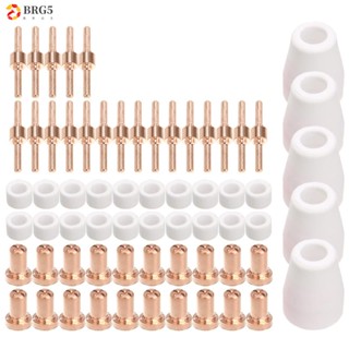 65Pcs Kit De Eletrodos E Bicos De Corte A Plasma Acessórios De Consumíveis Para Ferramentas De Soldagem De Cortadores PT31 30 40 50 em Oferta na Shopee