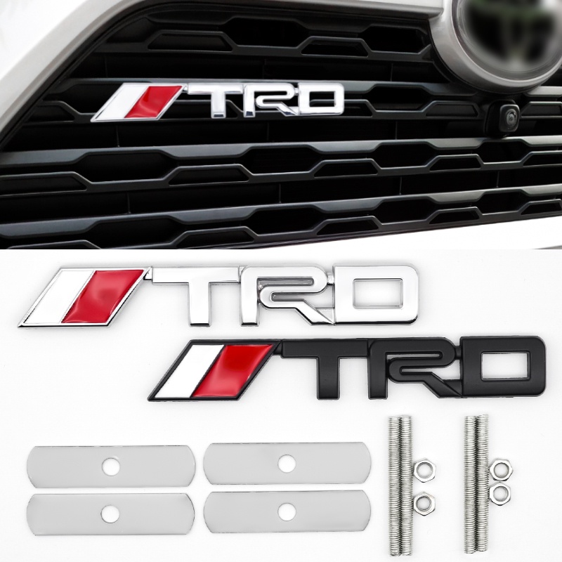 Trd Metal Emblema Acessórios De Modificação De Personalidade Padrão De Carro Para Toyota RAV4 GT86 Corolla Camry Yaris