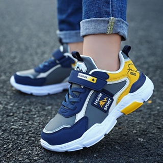 2023 Tênis Infantil Masculino De Couro Impermeável em Oferta na Shopee