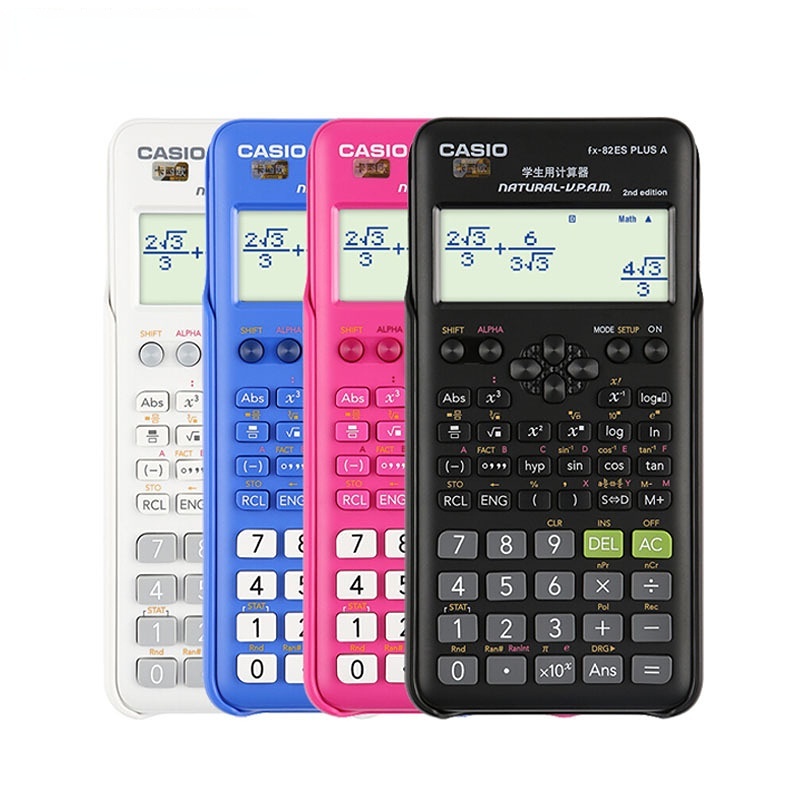 Casio FX-82ESPlus Calculadora Científica Função 240 2a É Adequada Para Uso Profissional De Estudantes Genuínos