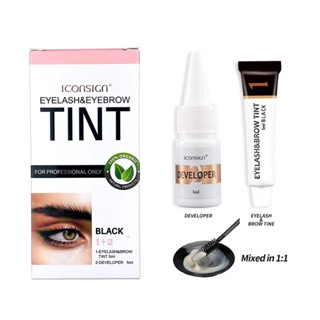 ICONSIGN Tinta De Sobrancelhas De Cílios 10 mins De Permanente Rápido Melhoradores À Prova D