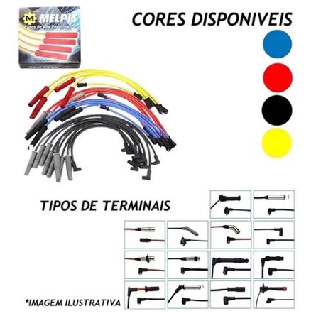 CABO DE VELA MELPIS VW - GOLF  2.0 GTI/GLX 94/98 (ST-V26)