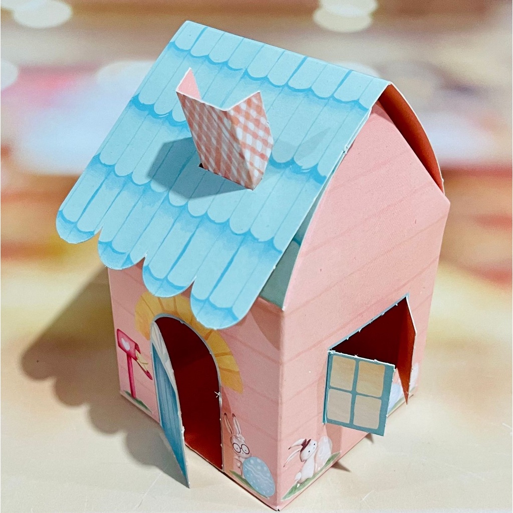 KIT 10~40 Caixa Casinha Pascoa Aquarela 4177 (PASCOA IDEIA OUTLET) OFERTA