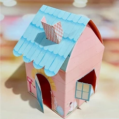 10~40 Caixa Casinha Pascoa Aquarela 4177 (PASCOA IDEIA OUTLET) OFERTA