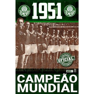 Coleção Oficial Histórica Palmeiras Edição 02 | Pôster Campeão Mundial de 1951 em Oferta na Shopee
