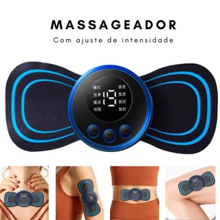MIni Massageador Portatil Eletroterapia Estimulador Muscular