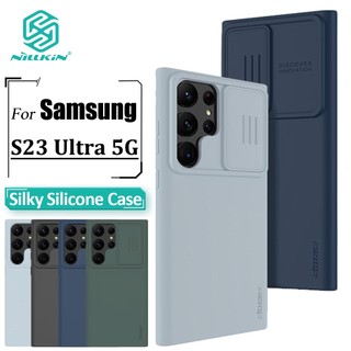 Capa Nillkin CamShield Silky Para Samsung Galaxy S23 Ultra Phone Traseira De Silicone Líquido Anti-Impacto em Oferta na Shopee