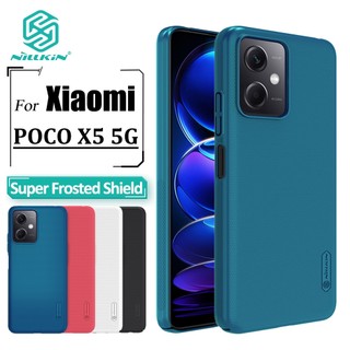 Nillkin Super Fosco Capa Poco X5 Pro 5G Ultra Fina Fosca PC Anti-Impressão Digital Traseira em Oferta na Shopee