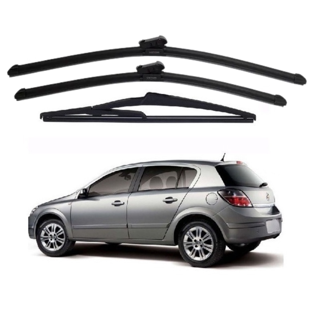 Kit Palheta Limpador Dianteira + Traseira Chevrolet Vectra GT 2007 2008 2009 2010 2011 20 em Oferta na Shopee
