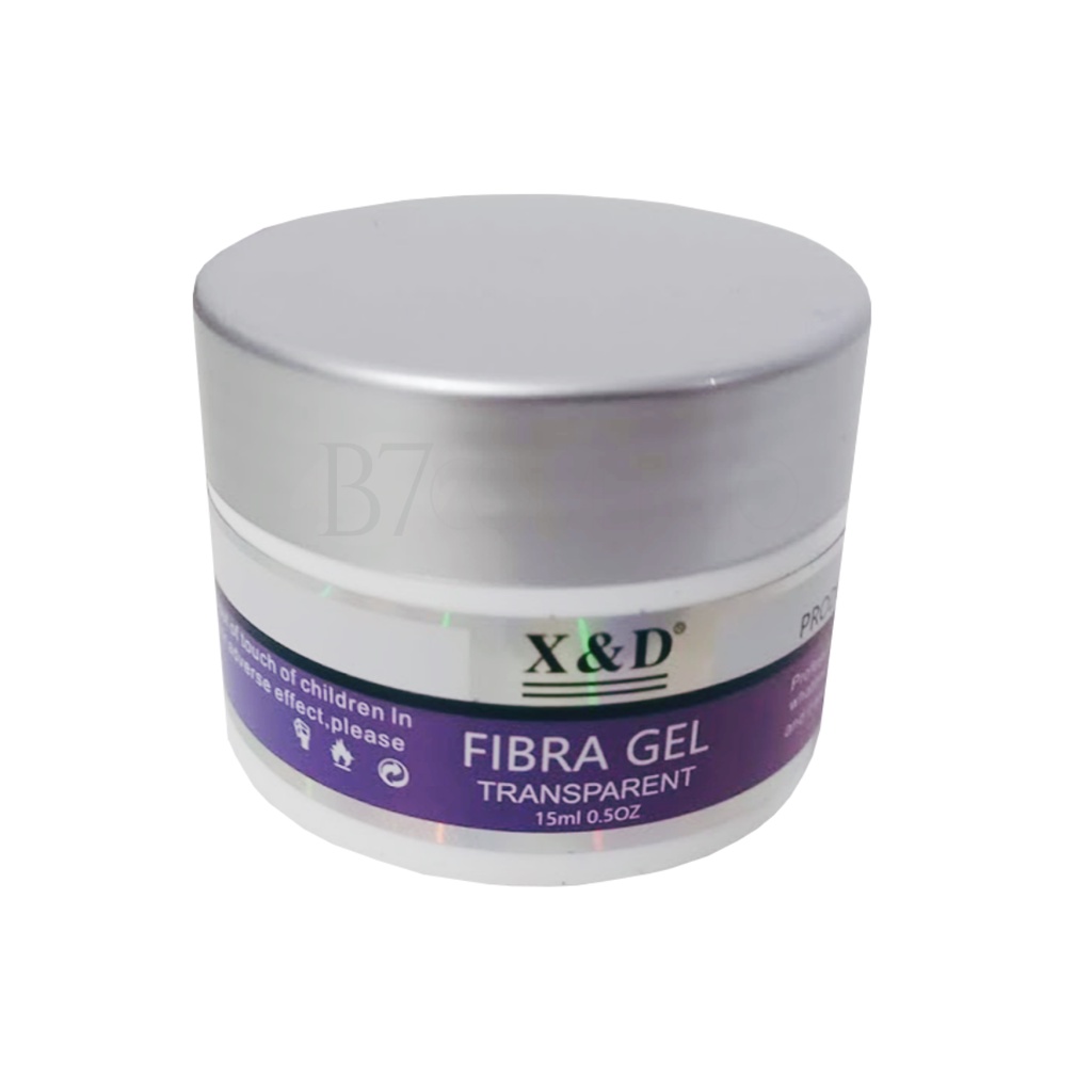 Gel Fiber X&D 15ml Para Unhas Profissional Acrigel Gel Fibra