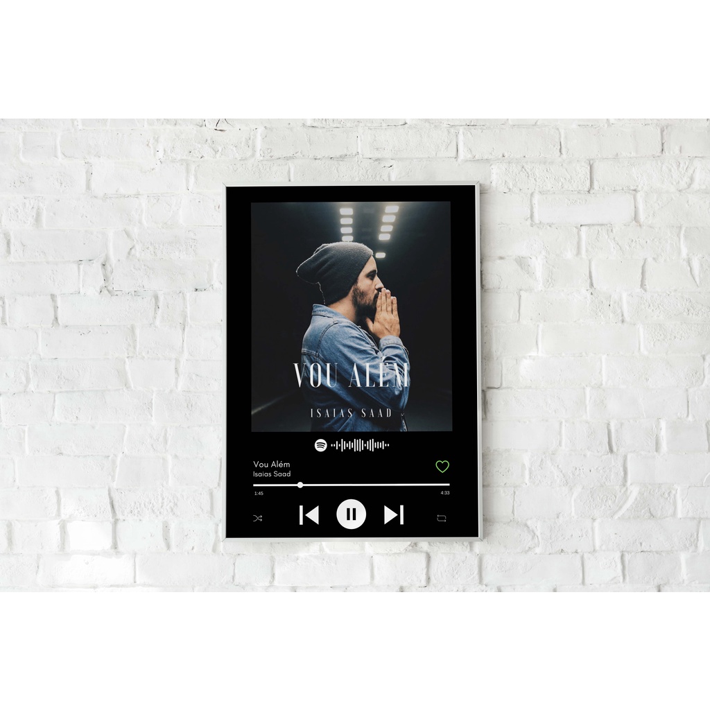 Quadro Spotify Isaias Saad - Escolhe sua música favorita