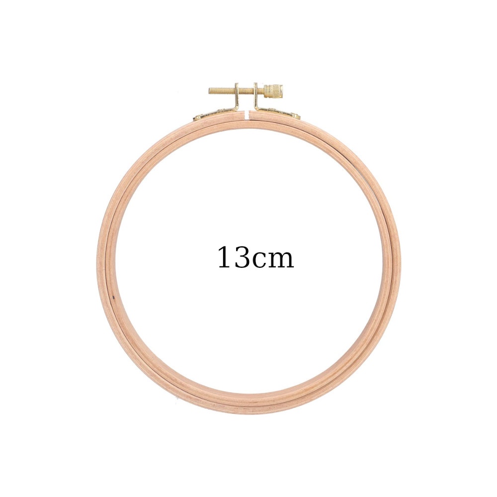 Bastidor de Madeira para Bordado Nurge com Tarracha 13cm