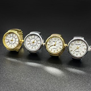 Relógio De Dedo Para Homens E Mulheres Anel Digital De Liga De Quartzo Student Ornament Gold Sliver Roman Novo