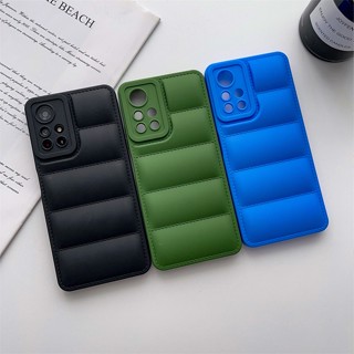 Para Xiaomi mi Redmi Nota 7 8 10 11 Pro 10S 11S 9T 9A 9C 10C 10A 11 Lite Down Jacket Cloth Puffer Capa De Telefone À Prova De Choque Em Silicone Macio