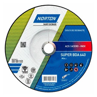 Disco Desbaste Super Aco 115X6,4X22,23Mm Aco Bda640
