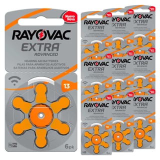 Pilha Auditiva 13 Rayovac Bateria Pr48 kit 60 unidades em Oferta na Shopee