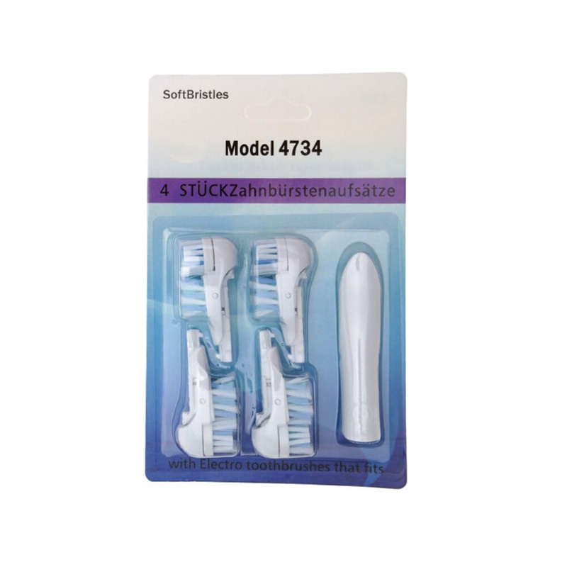 4PCS Cabeça De Escova De Dentes Substituta Para Elétrica Oral B Cabeças Ação Cruzada