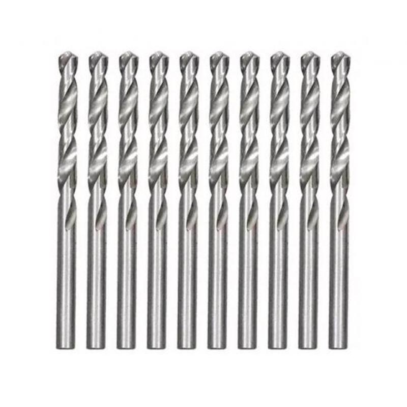 Jogo Brocas Aço Rápido 10 Unidades 6,5mm Para Metal Plástico E Madeira - Home & Living