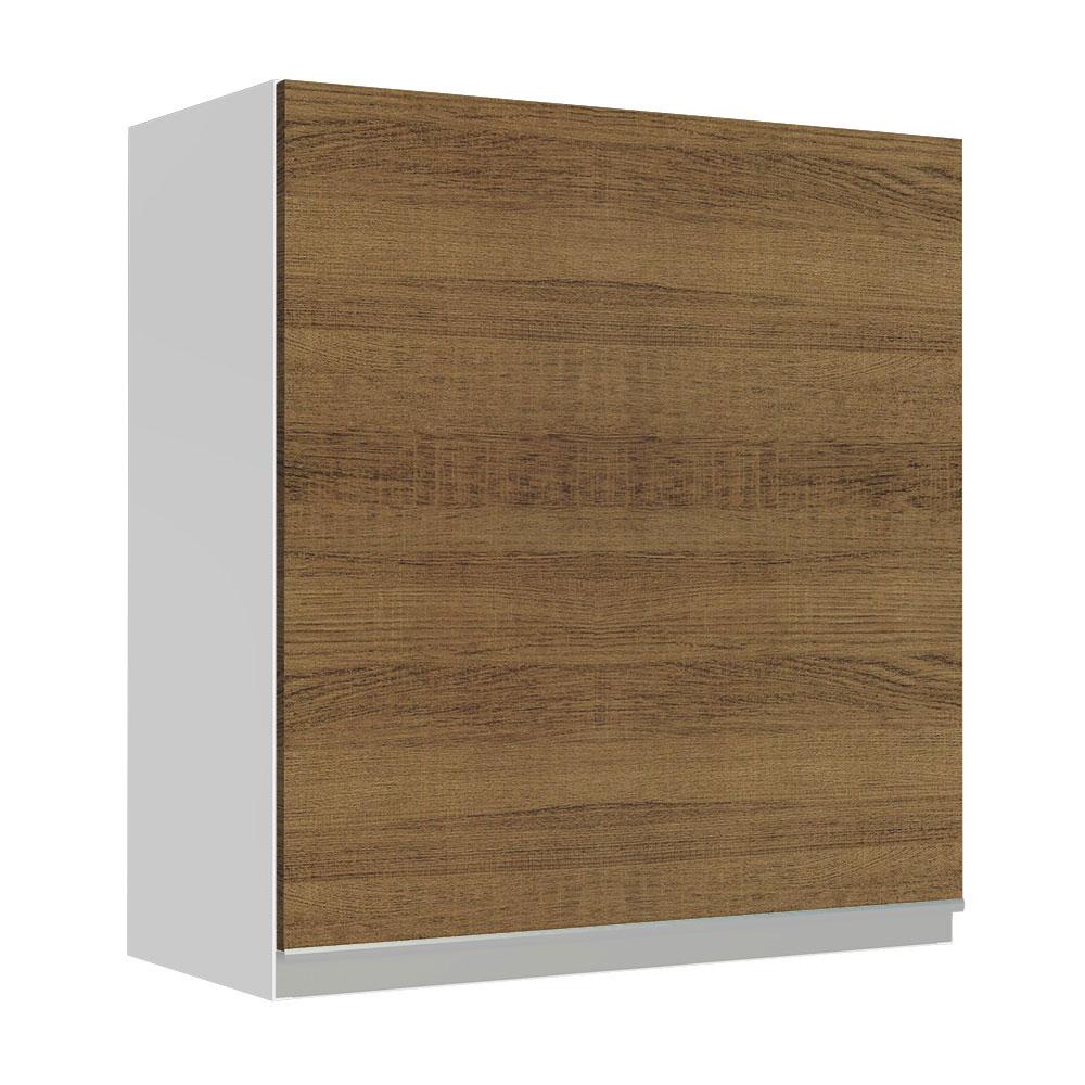 Armário de Cozinha Aéreo 60 cm 1 Porta Branco/Rustic Glamy Madesa - Home & Living