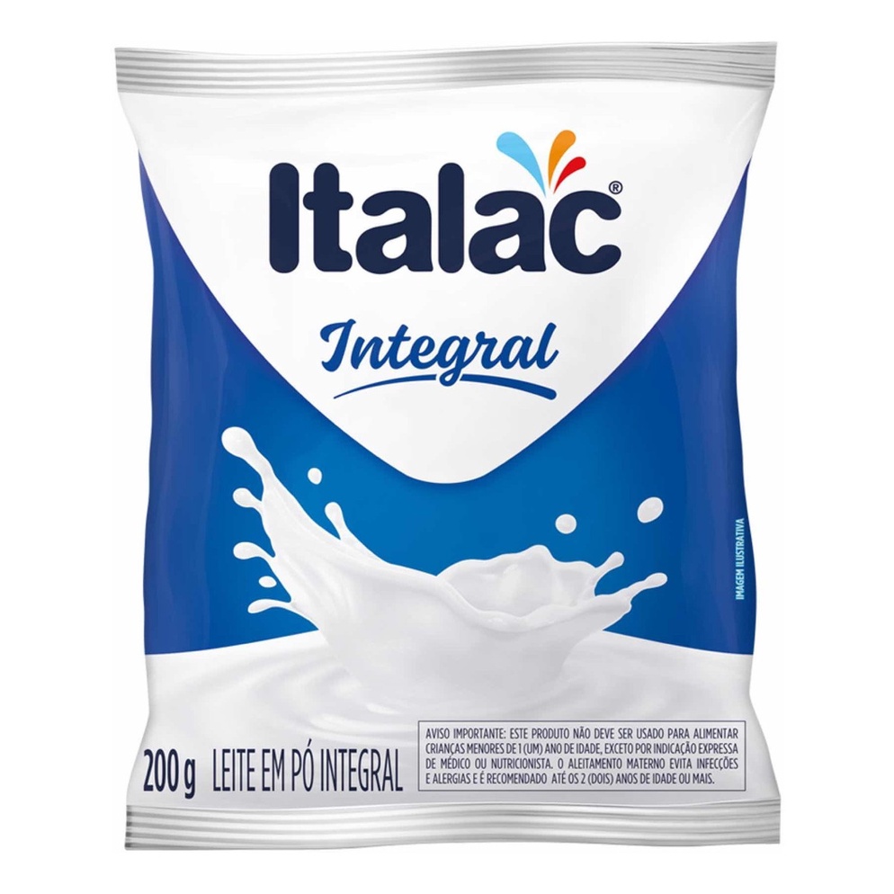 Leite Em Pó Integral Italac 400g