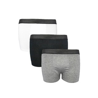 Kit 3 Cuecas Boxer Algodão Cotton Sortido 1 Com Poliester C5