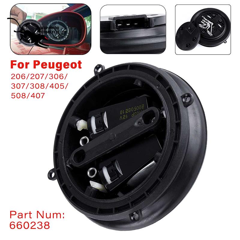 660246 Atuador De Motor De Espelho Retrovisor Dobrável Lateral Do Carro Para Peugeot 307 308 408 Citroen C5 C4 T7 08 C-T