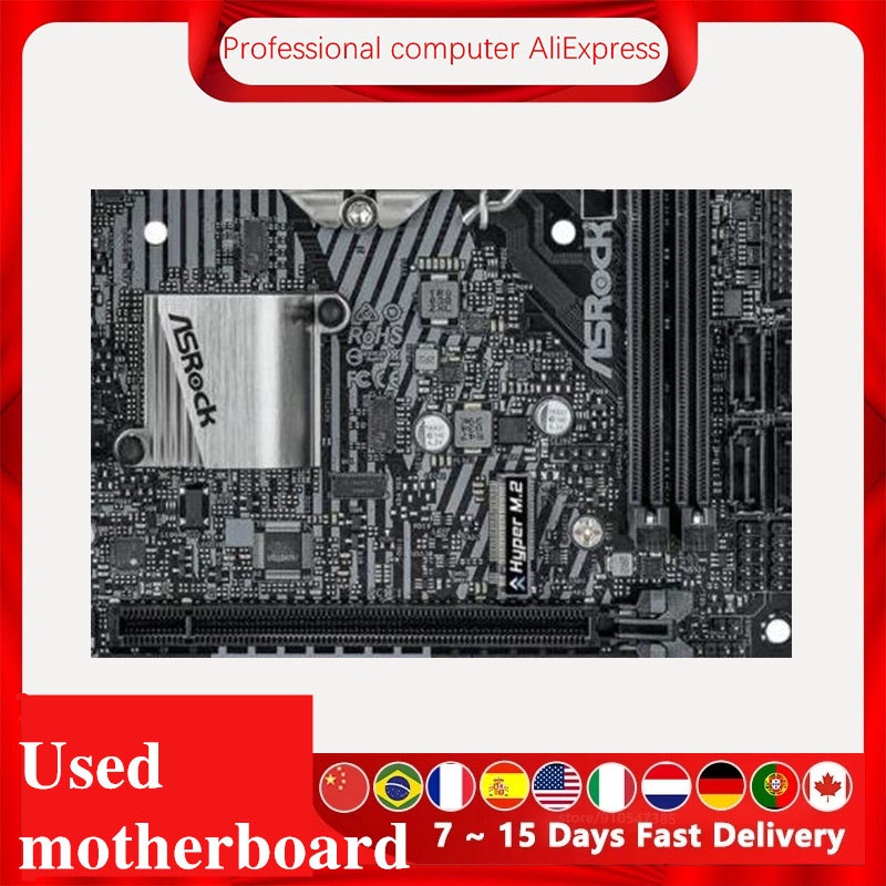 Placa-mãe B560M-ITX para ASRock B560M-ITX/ac Original Desktop B560 Placa-mãe LGA 1200 i7/i5/i3 USB3.0 M.2 RD47