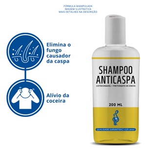 Shampoo Anticaspa 200mL - ( Alívio da coceira, descamação, caspa )