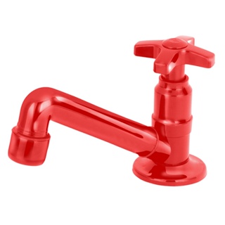 Torneira Banheiro Lavatório ABS Vermelho em Oferta na Shopee