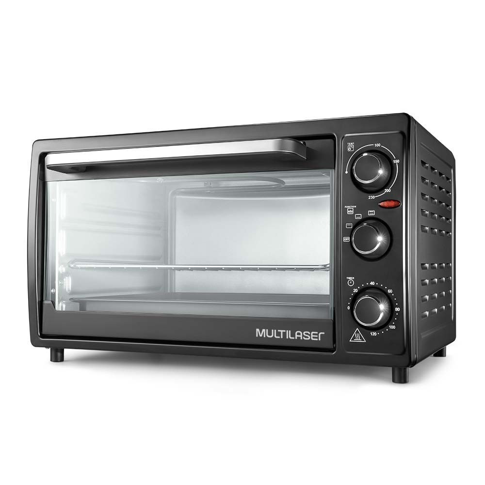 Forno Elétrico de bancada 46L com Seletor de Funções 127V 1500W Preto Multilaser - Ce025