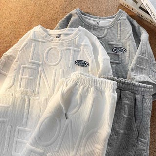 Conjunto Masculino Camiseta E Calção Esportivo Casual