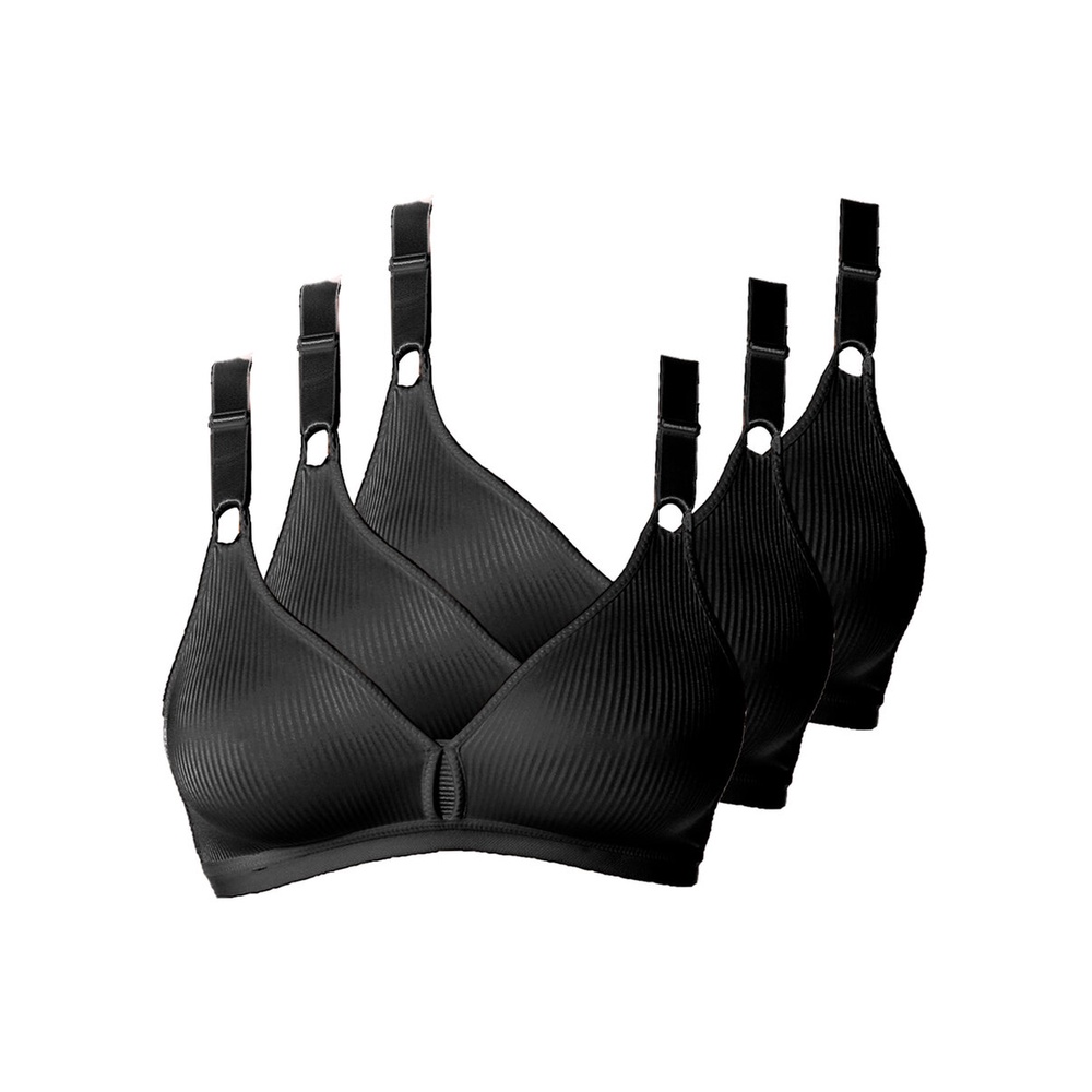 Kit com 3 Sutiãs sem Aro e sem Bojo Demillus 61196/61096 Taça B em Oferta na Shopee