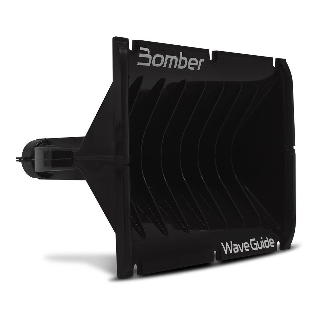 Corneta Bomber Guia de Ondas Preta em Oferta na Shopee