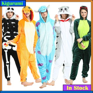 Pijama De Inverno Dinossauro Fofo Sulley Cartoon Pijamas Para Mulheres Flanela Roupa De Dormir Animal Lounge Ladies Home Suit Onesies