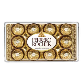 Caixa de Bombom Ferrero Rocher 150g Com 12 Unidades