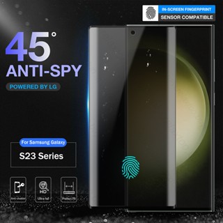 19D Privacidade Vidro Temperado Para Samsung Galaxy S23 Ultra 5G Capa De Filme Protetor De Tela Curva Sumsung S 23 Plus S23Ultra S23 + 5G