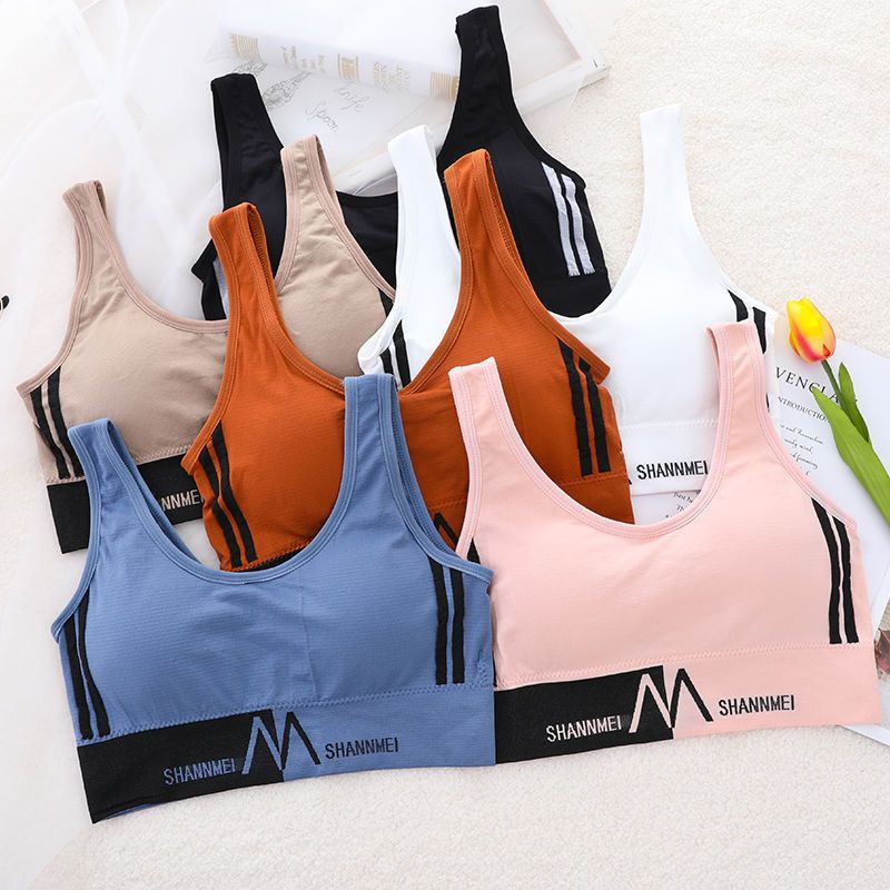Kit Top Fitness de Academia Boa Sustentação Nadador/Regata para Treino Caminhada