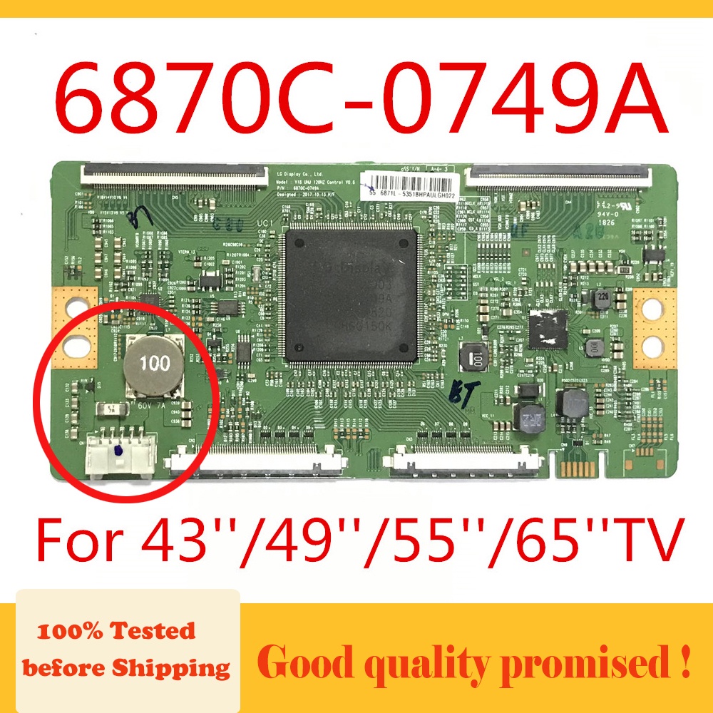 6870C-0749A Placa Tcon Para TV LC650EQL-SLA1 120HZ Lógica 4K LG Equipamento De Exibição Original V18 UHD 6870C 0749A