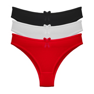 Kit 3 Calcinhas Feminina em Microfibra A20 em Oferta na Shopee