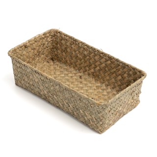 Cesto quadrado de seagrass 30cm - Oikos