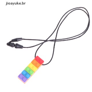 YUKE Baby Rain Teether Colar De Silicone Mordedor Sensorial De Mastigar Grande BR