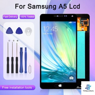 1Pcs Visor OLED A500 Para Samsung Galaxy A5 2015 Lcd Com Conjunto Digitalizador De Tela Sensível Ao Toque