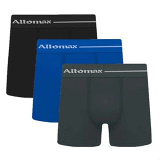 Kit Cueca Altomax Lisa Microfibra C/ 3 Unidades