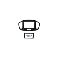 Moldura 9" e 7" Pol. Fiat Uno 2015 a 2021 - Black Piano - Fiamon