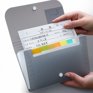 Bolso Acordeão Tamanho Pequeno A6 Pasta Dobra-Tipo Inserção Caixa De Armazenamento Clipe De Papel De Teste 13 Compartime em Oferta na Shopee