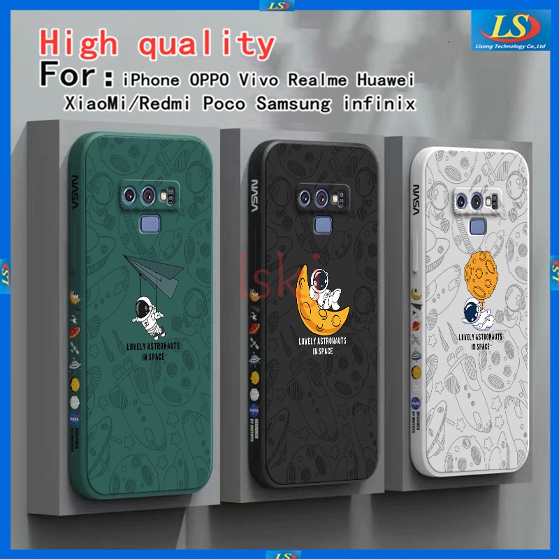 Capa samsung Note 9 8 J7 Prime/10 Plus/20 ultra A34 A54 A32 A13 A23 A52 A52S Nasa Astronaut De Telefone TKRC