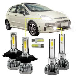 Kit Nano Led Fiat Punto 2008/2017 22000 Lúmens 6500k (Alta Baixa Milha)
