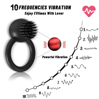 10 Frequencia Anel Vibrador Do Penis De Silicone Erecao Para Homens Ejaculacao Retardada